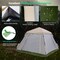 Portable Pop-Up Camping Tent 2-4 Person Family Waterproof Dome Beige Green Grey